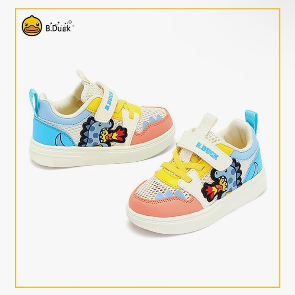 B. Duck‎ Toddler Cartoon Dinosaur Sneaker Shoes Size: 9.5 Toddler (27 EUR)